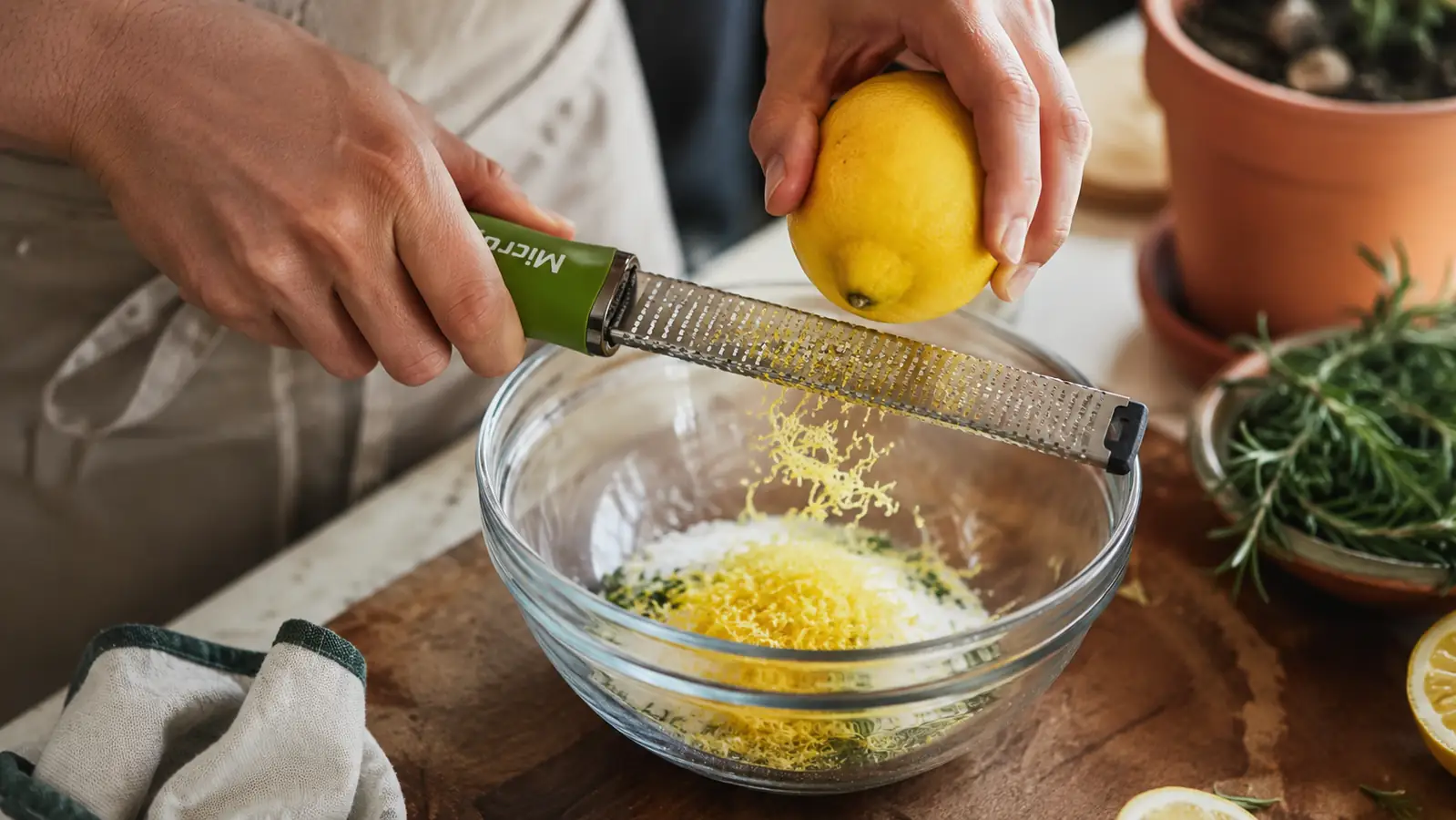 How to Zest Citrus Without the Bitter Pith Using a Microplane Zester